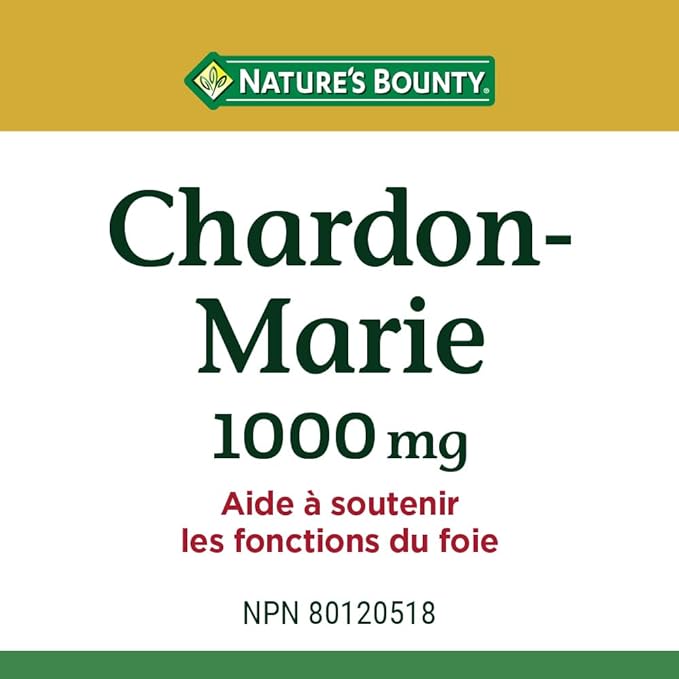 Nature's Bounty Milk Thistle Value Size, 200 Softgels