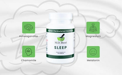 Sleep - Natural Supplement with L-Theanine, 30 capsules