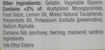 Nature's Bounty Mini Fish Oil Softgels 1290 mg, Omega-3, Supports 90 Mini