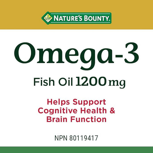 Nature's Bounty Omega-3 1200mg 200 count