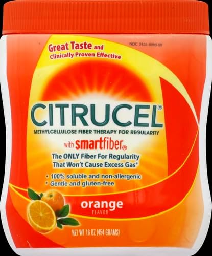 Citrucel Fiber Powder for Occasional Constipation 16 Ounces