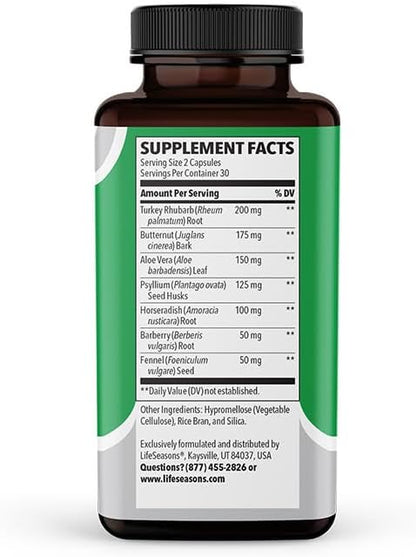LifeSeasons - Regulari-T - Bowel Support 60 Capsules