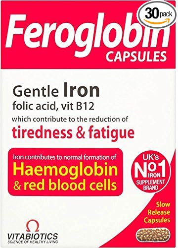 Vitabiotics Feroglobin Vitamin and Mineral, 30 Capsules by Feroglobin