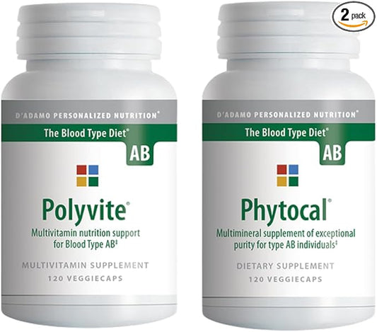 D'Adamo Personalized Nutrition - Optimal Health Stack (Blood Type AB)