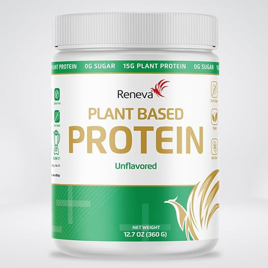 RENEVA Vegan Protein Powder 15g Plant 12.7 Ounce