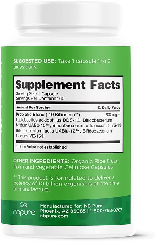 nbpure Poobiotics, Vegan Pre & Probiotics