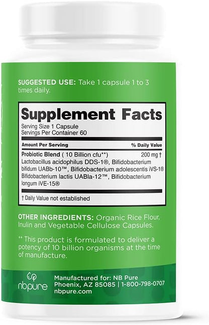 nbpure Poobiotics, Vegan Pre & Probiotics