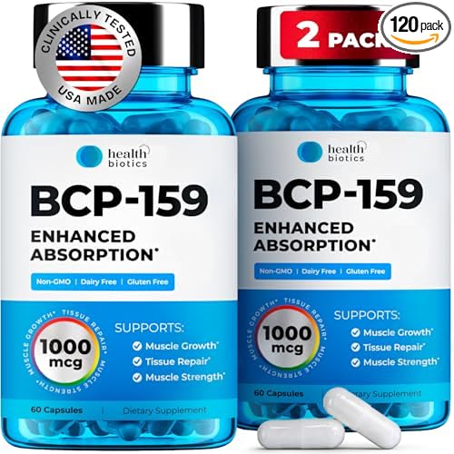 BCP-159 Capsules - Cycle Support & Muscle Recovery & Post Workout Recovery & Joint Support Supplement & Nac Supplement 240 Oral Capsules, (2 Packs)