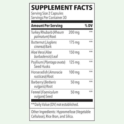 LifeSeasons - Regulari-T - Bowel Support 60 Capsules