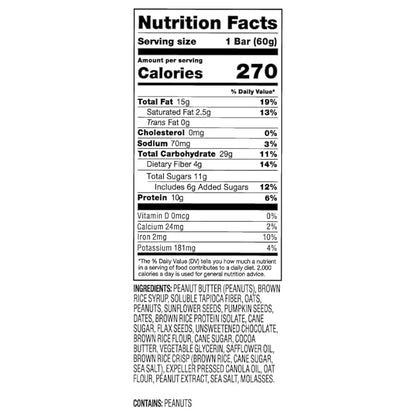 PROBAR - GO Energy Bars - Peanut Butter Chocolate Chip - Gluten-Free, Non-GMO, Whole-Food Ingredient Snack Bars (12 Count)