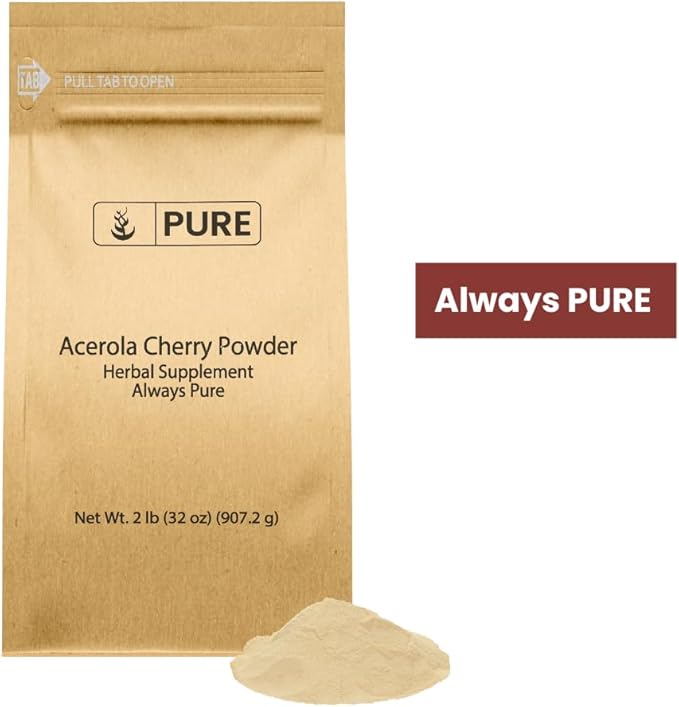 Pure Original Ingredients Acerola Cherry Powder (2 lb) (2 Pound)