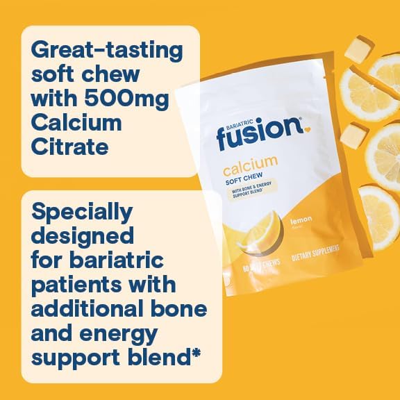 Bariatric Fusion Bariatric Calcium Chews D3 & 500mg | 60 Count