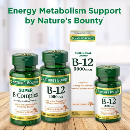 Nature's Bounty Vitamin B Complex Sublingual 2 oz 5)