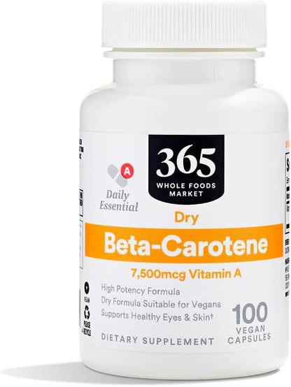 365 by Whole Foods Market, Beta 15000 MCG, 100 Count