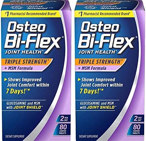 Osteo Bi-Flex® Triple Strength with MSM, 80 Coated 2 Pack