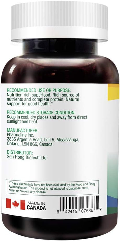 Lovita Organic Spirulina 1000mg per Tablet, Natural Multivitamin Superfood, 100% Vegan Spirulina Tablets, Non-Irradiated, 90 Vegetarian Tablets (Pack of 3)