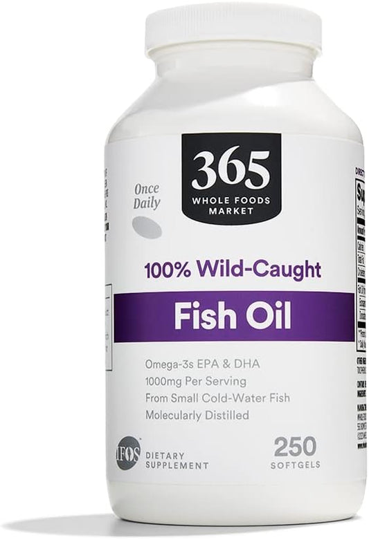 365 by Whole Foods Market, Fish 1000 Mg 250 Count
