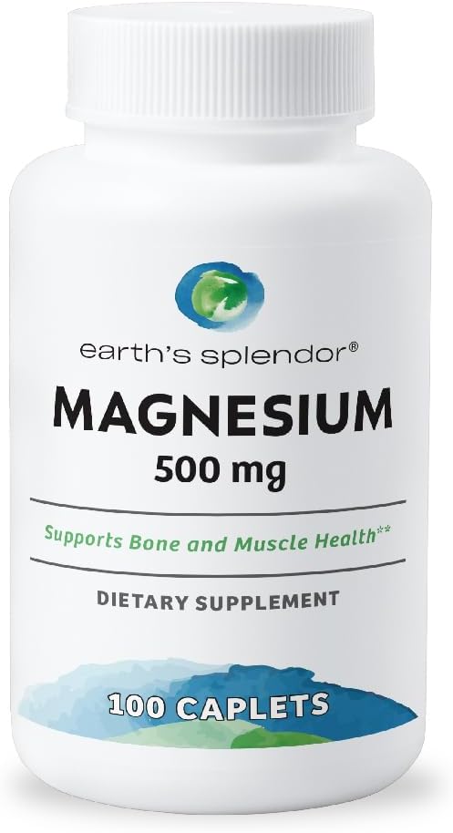 Earth's Splendor Bone & Muscle Dietary (500mg, 100 100 Caplets)