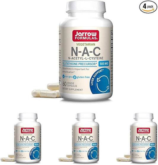 Jarrow Formulas N-A-C 500 mg 60 Servings 4)