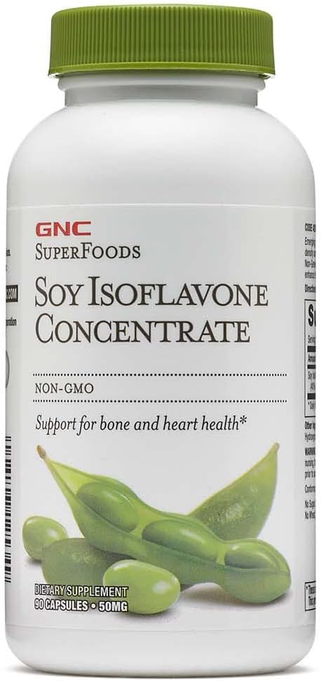 GNC SuperFoods Soy Isoflavone Concentrate, 90