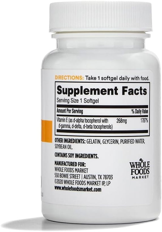 365 by Whole Foods Market, Vitamin 400 Iu 60 Softgels