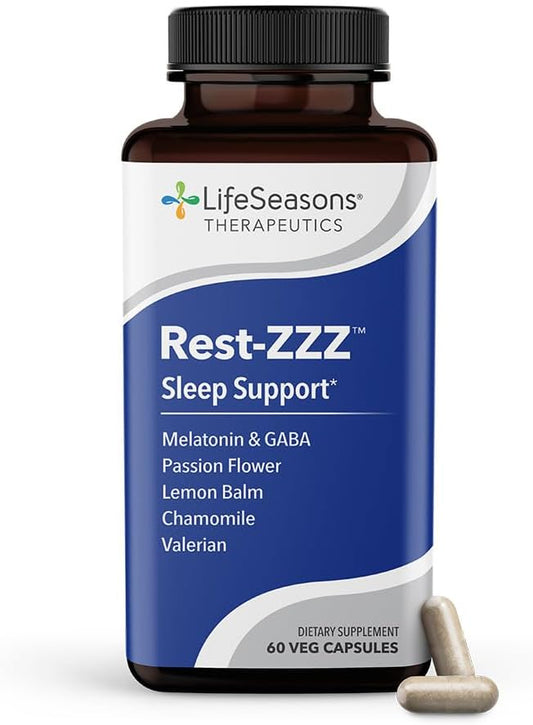 Rest-ZZZ - Powerful Sleep Support Supplement 60 Capsules