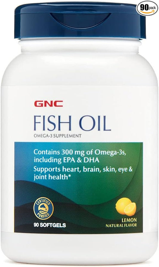 GNC Fish Oil 90 Softgel caps