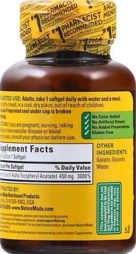 Nature Made Vitamin E 1000 IU 60 Ct