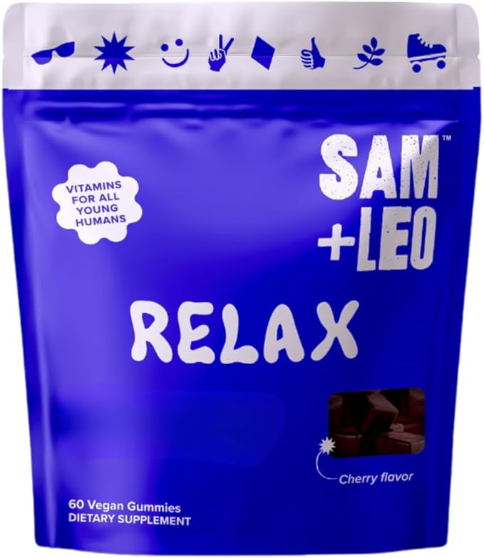 Relax Ashwagandha Gummies with Vitamin D2, Zinc 60 Gummies