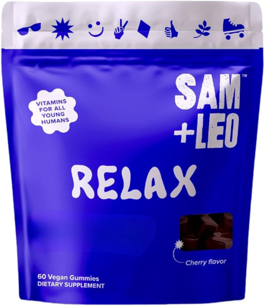 Relax Ashwagandha Gummies with Vitamin D2, Zinc 60 Gummies