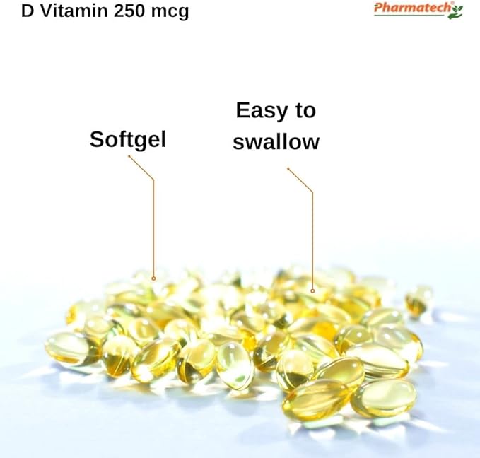 Vitamin D3 10000 IU, 250 mcg, 250 Softgels