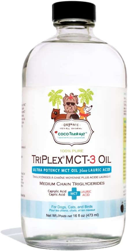 CocoTherapy Triplex MCT-3 Oil, Non-GMO, 100% Pure and Natural, 16 oz.
