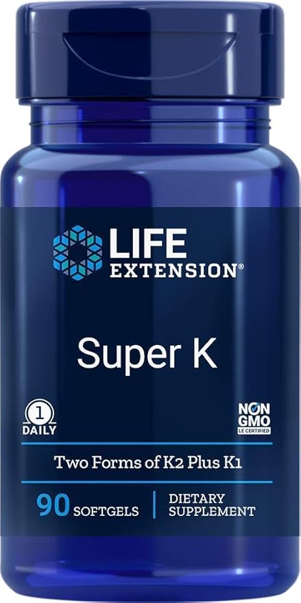 Life Extension Super K, 90 Softgels (Packs of 3)