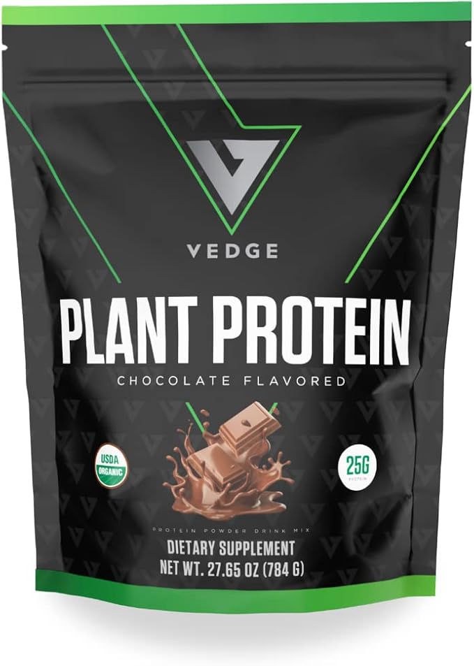 vedge Certified Organic Plant Protein Chocolate (20 Servings)