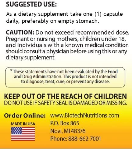 Glutathione 500 mg 120 Vegetable Capsules