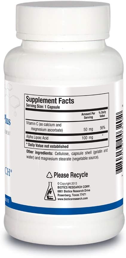 Biotics Research Lipoic Acid Plus– Alpha-Lipoic 90 caps