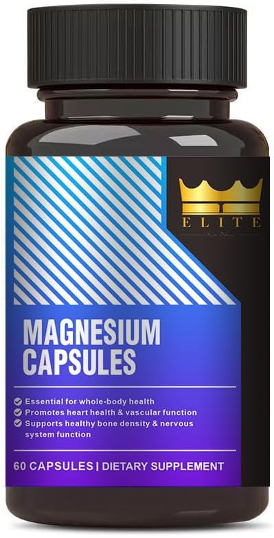 Crown Elite Premium High Absorption Magnesium 500mg, 2 2 Month