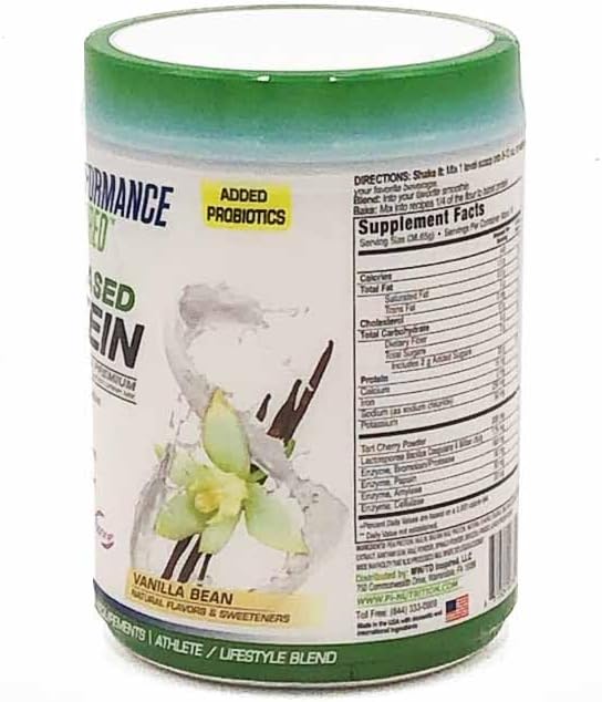 Performance Inspired Nutrition Plant-Based Protein Powder 20G - 1B Probiotics 1.5 Lb