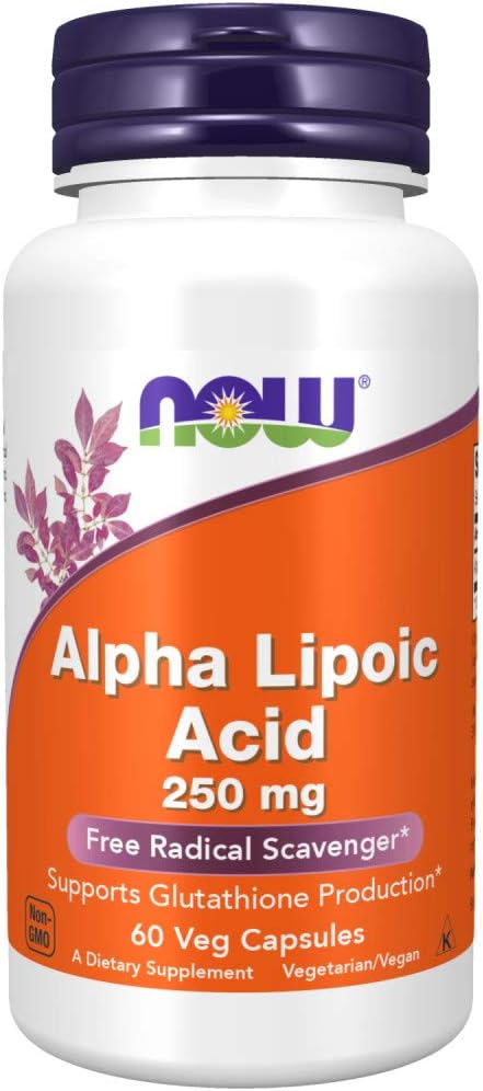 NOW Supplements, Alpha Lipoic Acid 250 60 Veg
