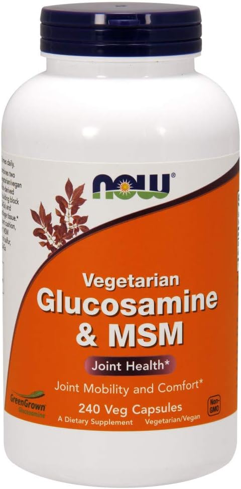 NowFoods Vegetarian Glucosamine & MSM Joint 240 Veg