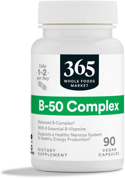 365 by Whole Foods Market, Vitamin B50 Complex, 90 Veg