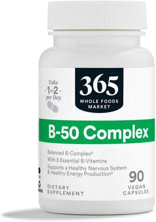 365 by Whole Foods Market, Vitamin B50 Complex, 90 Veg