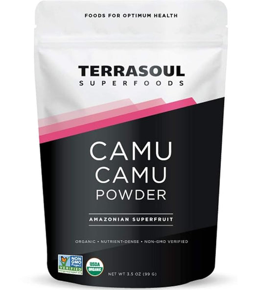 Terrasoul Superfoods Organic Camu Camu Powder, 3.5 Oz,
