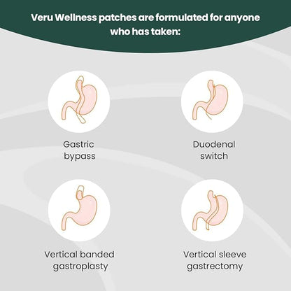 Veru Wellness Bariatric Immune, D3/K2 - Post Bariatric Gastric Bypass and Sleeve Gastrectomy - Non Ingest Patch (60 Days)
