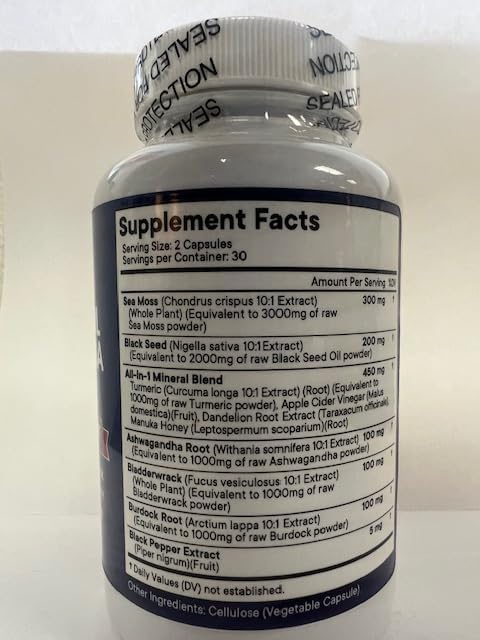 NEW AGE Sea Moss Black Seed