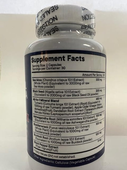 NEW AGE Sea Moss Black Seed