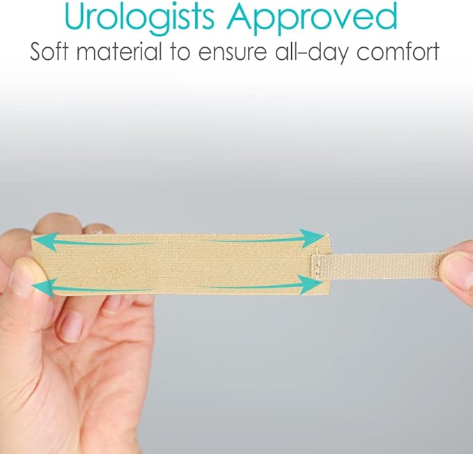 10 Pcs Male External Catheter Strap,