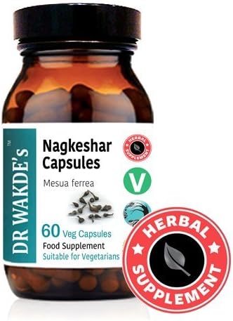 DR WAKDE's Nagkeshar Capsules (Musua ferrea) 100% Natural 60 Veggie