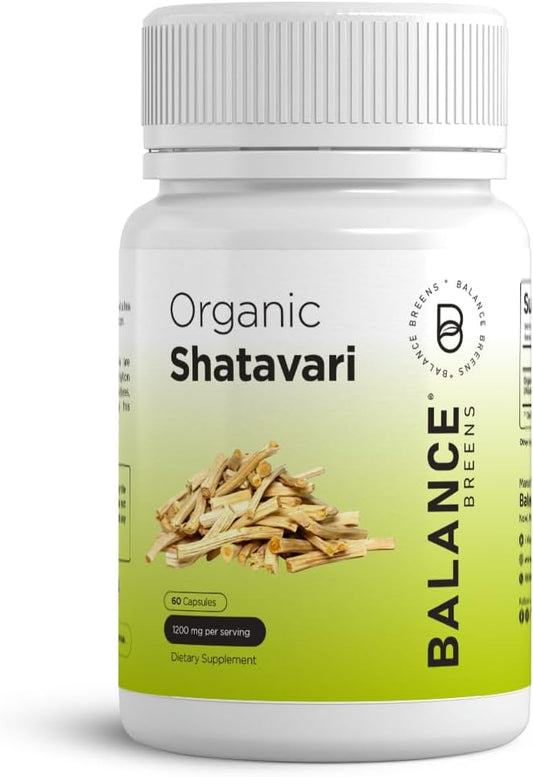 Organic Shatavari Capsules 1200mg 60 Capsules