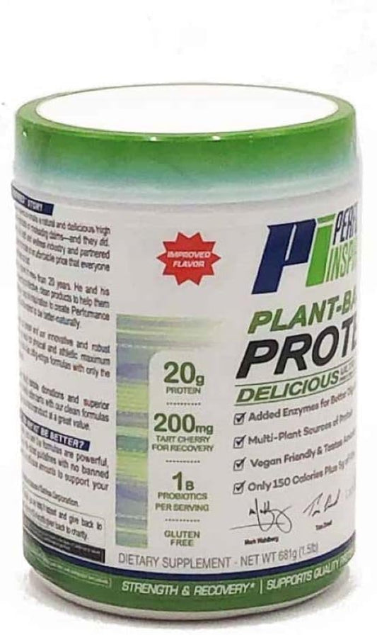 Performance Inspired Nutrition Plant Protein Powder 20G - 1B Probiotics 1.5lb